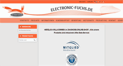 Desktop Screenshot of electronic-fuchs.de